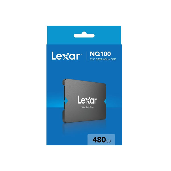 LNQ100X480G-RNNNG Lexar LNQ100X480G-RNNNG NQ100 480GB – 2.5" SATA SSD, Up to 560 MB/s Read, 480 MB/s Write Price in Dubai UAE - Image 1