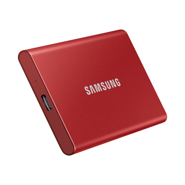 MU-PC1T0R/WW Samsung MU-PC1T0R/WW Portable SSD T7 1TB – USB 3.2 Gen 2 External Solid State Drive (Red) Price in Dubai UAE - Image 1