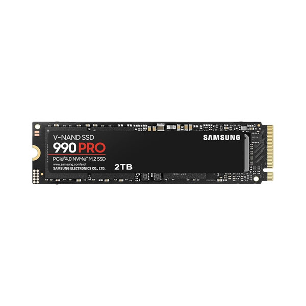 MZ-V9P2T0BW Samsung MZ-V9P2T0BW 990 PRO 2TB PCIe 4.0 NVMe M.2 Internal SSD – Up to 7,450 MB/s Read, AES 256-bit Encryption Price in Dubai UAE - Image 1