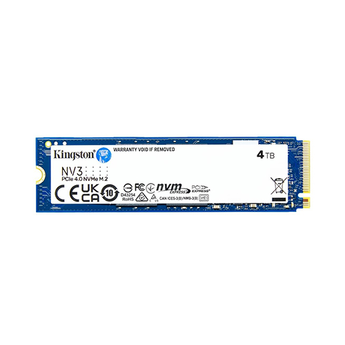 SNV3S-4000G Kingston SNV3S/4000G 4TB NV3 M.2 2280 PCIe 4.0 NVMe SSD Price in Dubai UAE - Image 1
