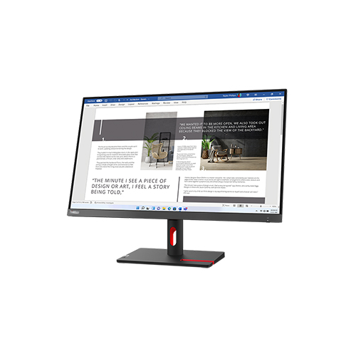 63DFKAT4UK Lenovo 63DFKAT4UK S27i-30 Monitor – 27″ FHD IPS, HDMI + VGA, HDMI Cable, 3Y Warranty Price in Dubai UAE - Image 1