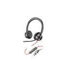 HP Poly 8X223AA Blackwire 8225 Stereo Headset (BW8225), USB-C with USB-C/A Adapter Price in Dubai UAE
