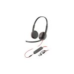 HP Poly 8X229A6 Blackwire 3225 Headset (BW3225), USB-C with USB-C/A Adapter, Bulk Pack Price in Dubai UAE