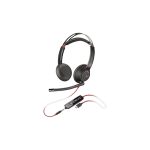 HP Poly 8X231A6 Blackwire 5220 Headset (BW5220), USB-C with USB-C/A Adapter, Bulk Pack Price in Dubai UAE