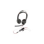 HP Poly 8X231AA Blackwire 5220 Headset (BW5220), USB-C with 3.5mm Jack + USB-C/A Adapter Price in Dubai UAE