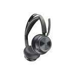 HP Poly 9T9J4AA Voyager Focus 2 UC Headset (VF2-M), USB-C/USB-A, Worldwide Edition Price in Dubai UAE