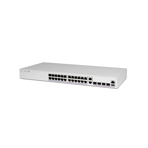 OS6360-PH24- Alcatel-Lucent OmniSwitch OS6360-PH24 – 24-Port PoE+ Gigabit Switch, 380 W PoE Budget, 10G-Upgradeable Uplinks Price in Dubai UAE - Image 1