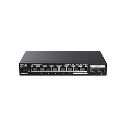 TEM2010X Tenda TEM2010X 8-Port 2.5G Ethernet Switch with 2×10G SFP+ Slots Price in Dubai UAE - Image 1