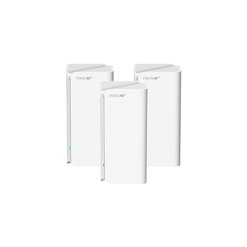 nova MX21 Pro Tenda Nova MX21 Pro (3‑Pack) – AXE5700 Tri‑Band Wi‑Fi 6E Mesh System Price in Dubai UAE - Image 1