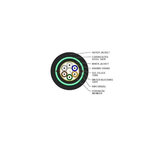 D11211-062LS00BK DME PROLINK D11211-062LS00BK 6-Core Indoor/Outdoor Tight-Buffered Distribution Fiber Optic Cable Price in Dubai UAE - Image 1