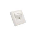 DME PROLINK D6113-1AWT Angled Single-Port Face Plate with Shutter (White) Price in Dubai UAE