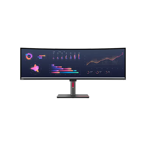 63DBRAT1UK Lenovo 63DBRAT1UK ThinkVision P49w-30 49″ DQHD Curved Monitor – HDMI, DP, Thunderbolt, USB, USB-C, 3Y Warranty Price in Dubai UAE - Image 1