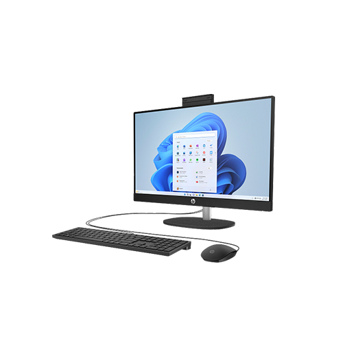 B73U7EA#BH5 HP B73U7EA#BH5 AIO 24-cr0316nh 23.8″ FHD All-in-One Desktop – Intel Core i3-1315U, 8GB RAM, 512GB SSD, DOS, Non-Touch, Black, English Keyboard Price in Dubai UAE - Image 1