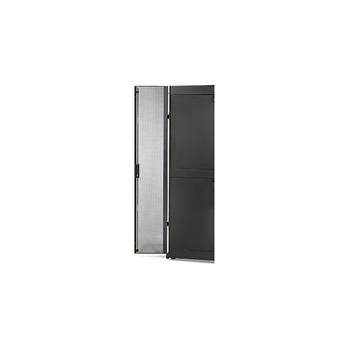 AR7107- APC AR7107 NetShelter SX 48U Rack – 600mm Wide, Perforated Split Doors, Black Price in Dubai UAE - Image 1