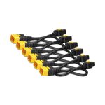 APC AP8712S Power Cord Kit (6 pcs) – Locking C19 to C20, 0.6 m Price in Dubai UAE