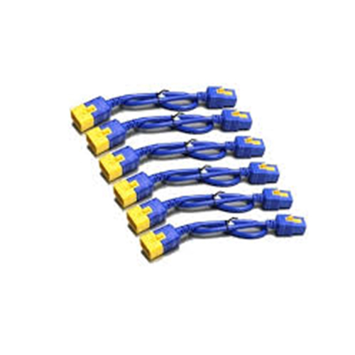 AP8716SX593 APC AP8716SX593 Power Cord Kit (6 pcs) – Locking C19 to C20, 1.8 m, Blue Price in Dubai UAE - Image 1