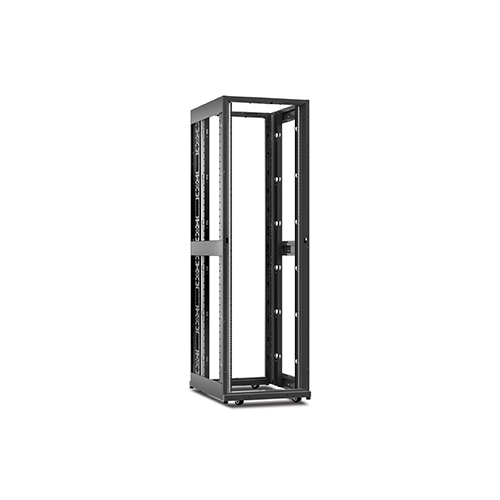 AR3812 APC AR3812 NetShelter AV 42U Rack Enclosure – 600mm W x 825mm D – 10-32 Threaded Rails – No Sides, Roof, or Doors – Black Price in Dubai UAE - Image 1