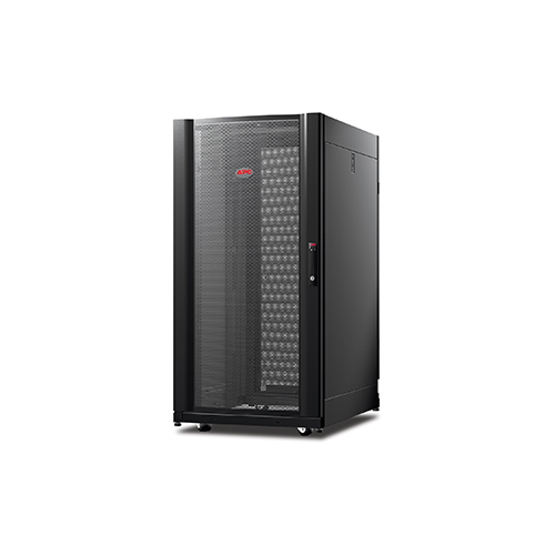 AR3814 APC AR3814 NetShelter AV 24U Rack Enclosure – 600mm W x 825mm D – Side Panels Included – 10-32 Threaded Rails – Black Price in Dubai UAE - Image 1