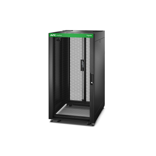ER6482 APC ER6482 Easy Rack, 24U, 600W × 800D mm, With Roof, Side Panels, Castors, Feet, and 4 Brackets, No Bottom, Black Price in Dubai UAE - Image 1