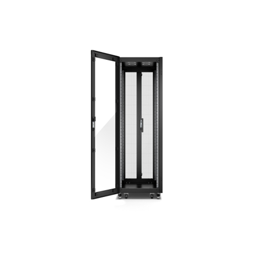 NR6602-G APC NR6602-G GO Rack 600 mm × 36U × 1000 mm, Glass Door, with Roof, Sides, Castors, and Feet Price in Dubai UAE - Image 1