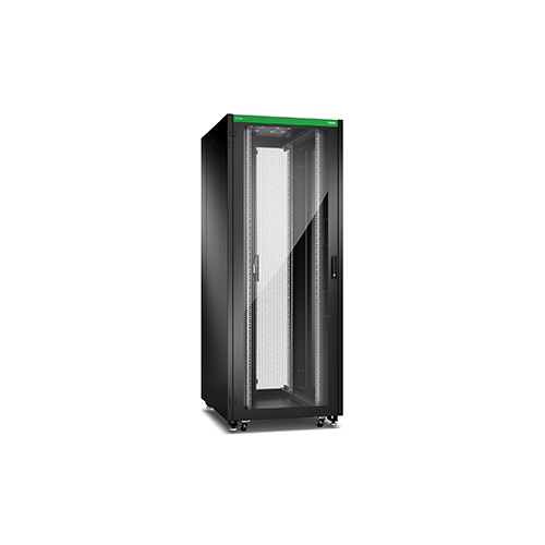 NR8202-G APC NR8202-G GO 42U Server Rack Cabinet 800mm x 1000mm, Glass Door, Roof, Side Panels, Castors & Leveling Feet Price in Dubai UAE - Image 1
