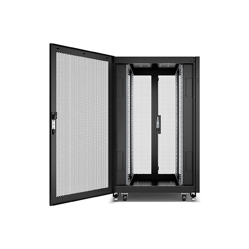 NR8402-P APC NR8402-P GO 24U Rack Cabinet 800mm x 1000mm with Perforated Door, Roof, Side Panels, Castors & Leveling Feet Price in Dubai UAE - Image 1