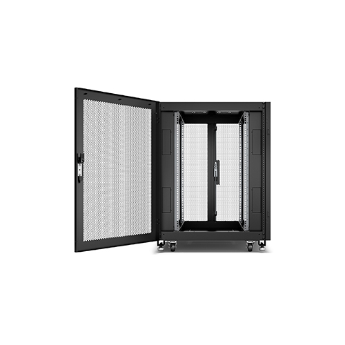 NR8802-P APC NR8802-P GO 18U Rack Cabinet 800mm x 1000mm with Perforated Door, Roof, Side Panels, Castors & Leveling Feet Price in Dubai UAE - Image 1