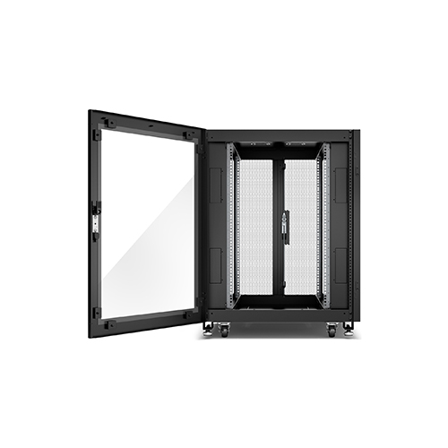 NR8882-G APC NR8882-G GO 18U Rack Cabinet 800mm x 800mm with Glass Door, Roof, Side Panels, Castors & Leveling Feet Price in Dubai UAE - Image 1